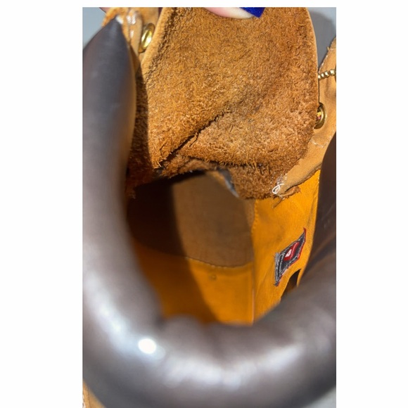 MENS Timberland Premium 6 IN Waterproof Boot Wheat Nubuck - Picture 8 of 12